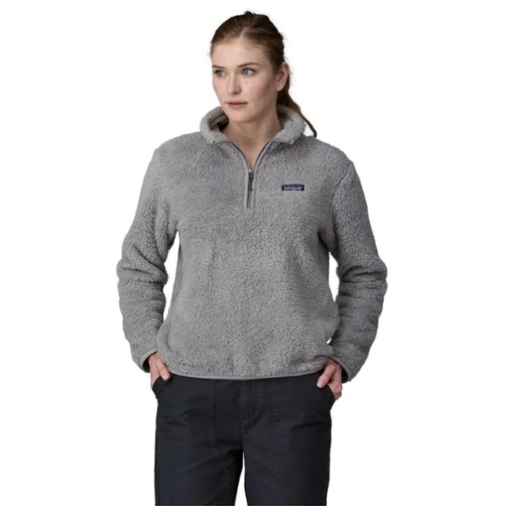 Patagonia Los Gatos Fleece Fuzzy Quarter Zip Womens Pullover size small *H